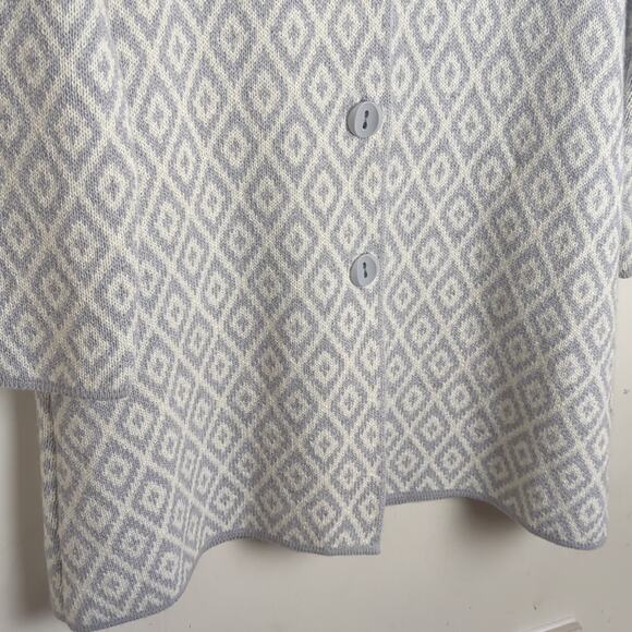 Made in Italy Ilenia M. Wool Blend Midi Sweater Coat/ Cardigan Women's Large - Picture 11 of 15